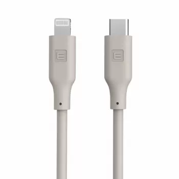 Evelatus USB-C į Lightning silikoninis kabelis 1,2 m (MFI10CL) 60W / 20V 3A šiltai pilka