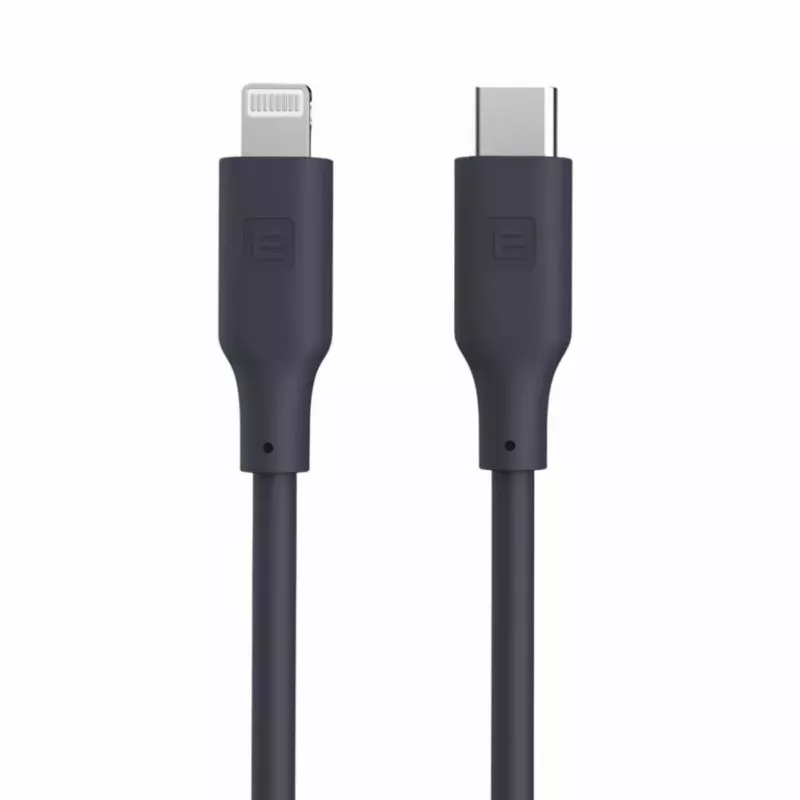 Evelatus USB-C į Lightning silikoninis kabelis 1,2 m (MFI10CL) 60W / 20V 3A mėlynas