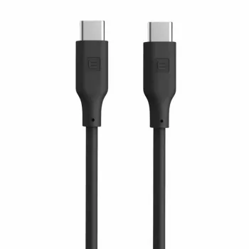 Evelatus USB-C į USB-C silikoninis kabelis 1,2 m 60 W / 20 V 3 A juodas