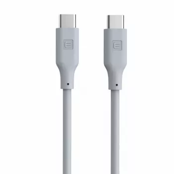 Evelatus USB-C į USB-C silikoninis kabelis 1,2 m 60W / 20V 3A baltas