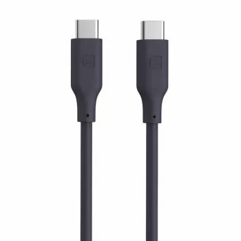 Evelatus USB-C į USB-C silikoninis kabelis 1,2 m 60W 20V/3A mėlynas