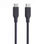 Evelatus USB-C į USB-C silikoninis kabelis 1,2 m 60W 20V/3A mėlynas