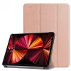 iLike Galaxy Tab S9 Plus 12.4 Tri-Fold Eco-Leather Stand Case Rose Gold