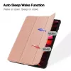 iLike Redmi Pad 10.6 Tri-Fold Eco-Leather Stand Case Rose Gold