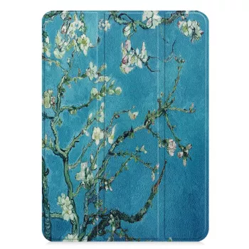 iLike Galaxy Tab S9 11 Tri-Fold Eco-Leather Stand Case Sakura