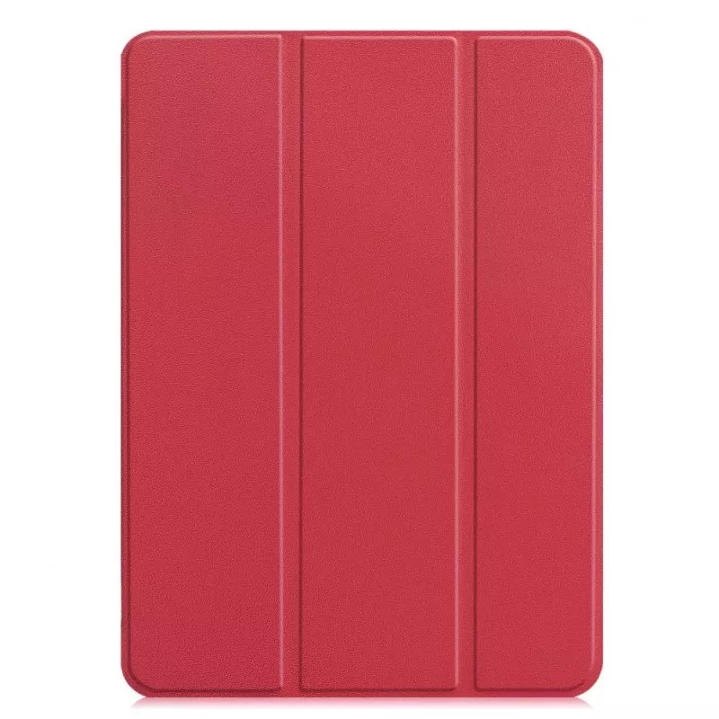 iLike iPad Air 4 10.9 / iPad Air 5 Tri-Fold Eco-Leather Stand Case Coral Pink