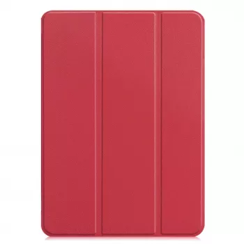 iLike Galaxy Tab S9 FE Tri-Fold Eco-Leather Stand Case Coral Pink