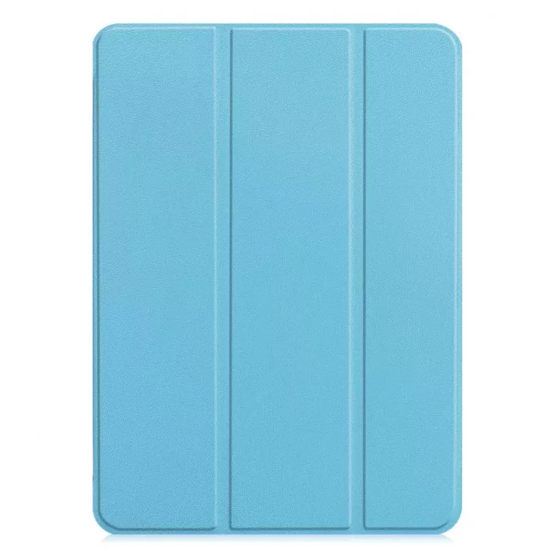 iLike Galaxy Tab S9 FE Plus Tri-Fold Eco-Leather Stand Case Sky Blue