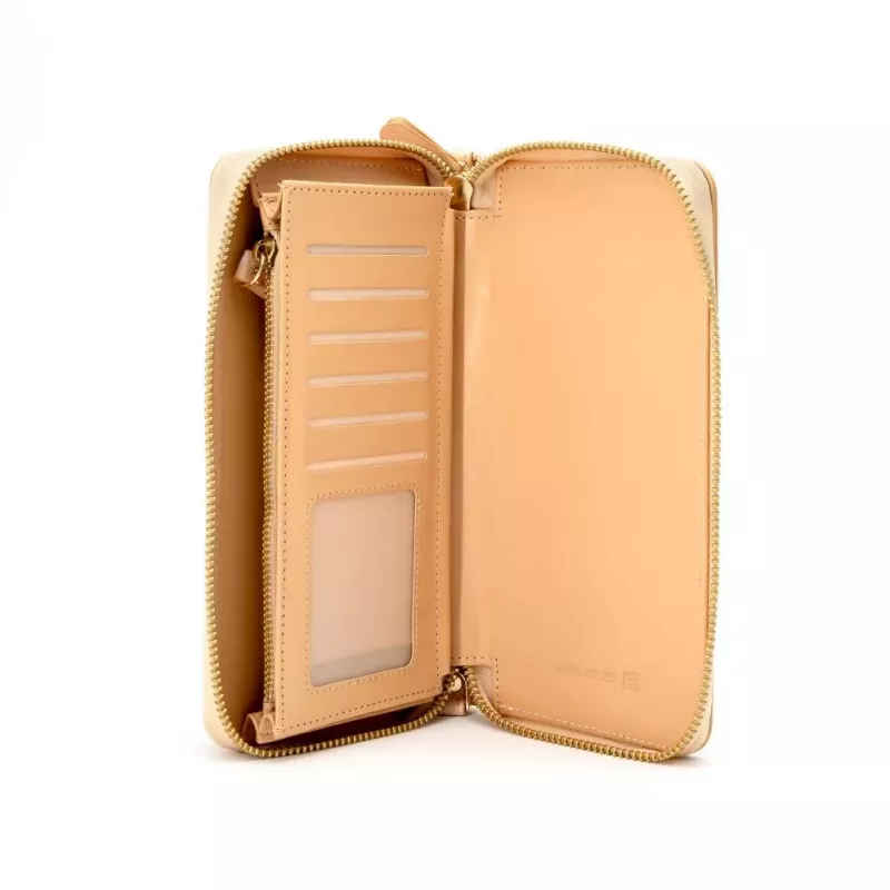 Evelatus Universal Wallet Case Flower Beige