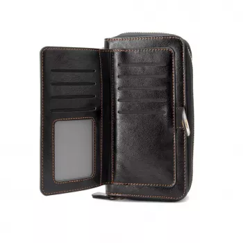 Evelatus Universal Multifunctional Wallet Wristband Leather Black