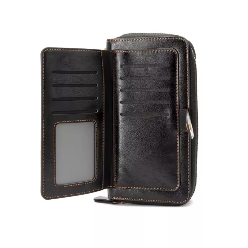 Evelatus Universal Multifunctional Wallet Wristband Leather Black