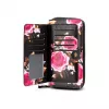 Evelatus Universal Wallet Zipper Design Flower Black