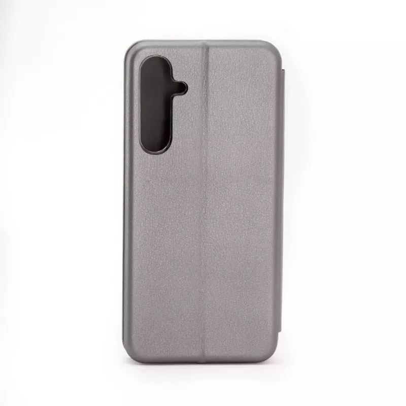 iLike Samsung Galaxy A35 Book Case sidabrinė