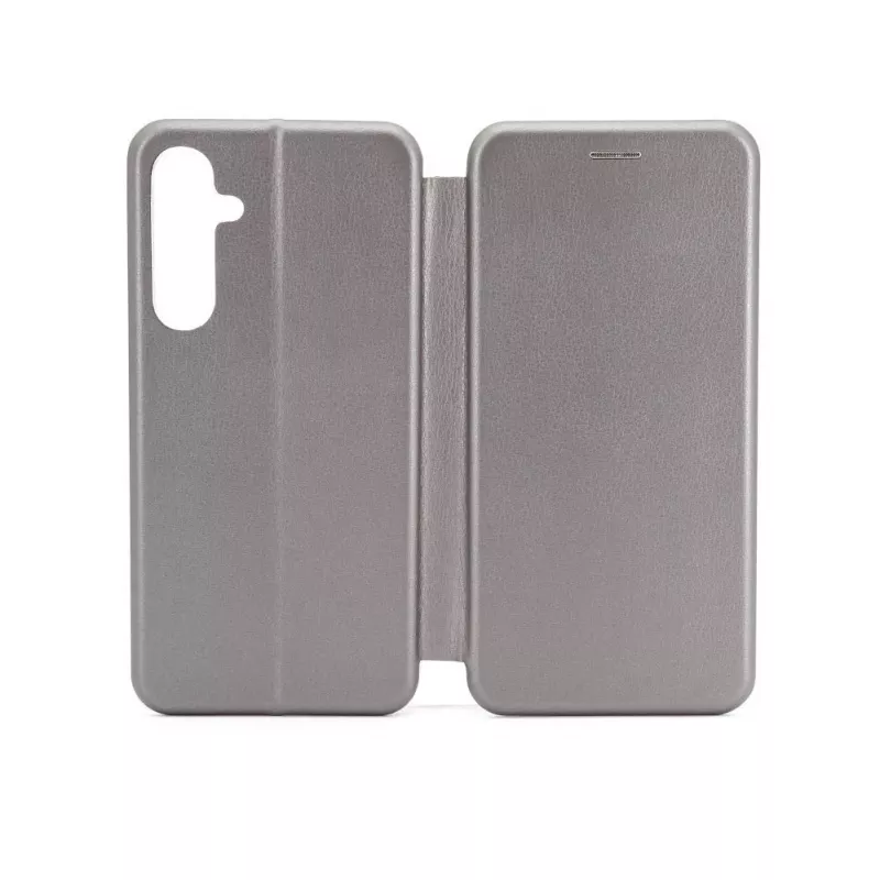 iLike Samsung Galaxy A35 Book Case sidabrinė