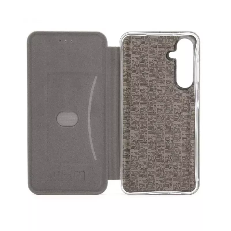 iLike Samsung Galaxy A35 Book Case sidabrinė