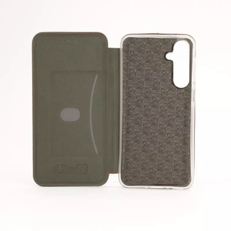 iLike Samsung Galaxy A35 Book Case Plum