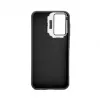 iLike Samsung Galaxy A15 Hybrid Case with Camera Stand Black
