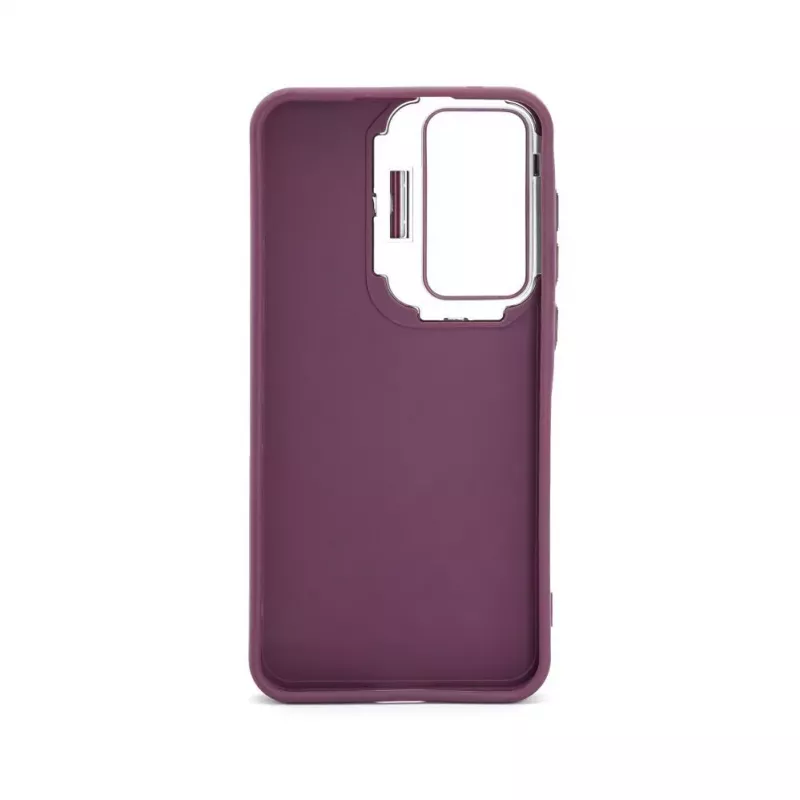iLike Samsung Galaxy A15 Hybrid Case su fotoaparato stovu, slyvinė