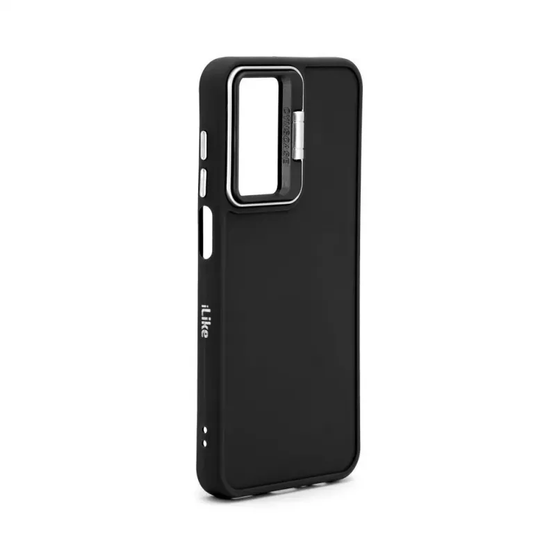 iLike Samsung Galaxy A35 Hybrid Case with Camera Stand Black