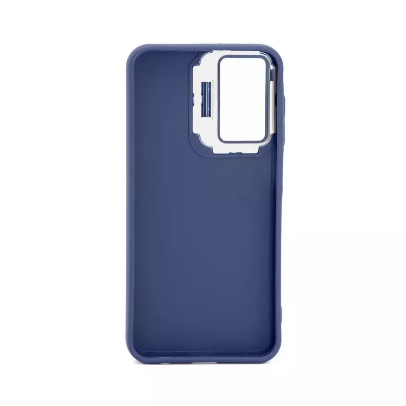 iLike Samsung Galaxy A55 Hybrid Case su fotoaparato stovu, mėlyna