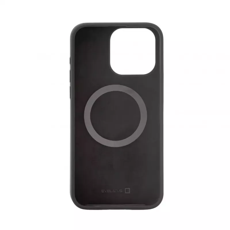 Evelatus Apple iPhone 15 Pro Max Premium Magsafe Soft Touch Silicone Case New Function Black