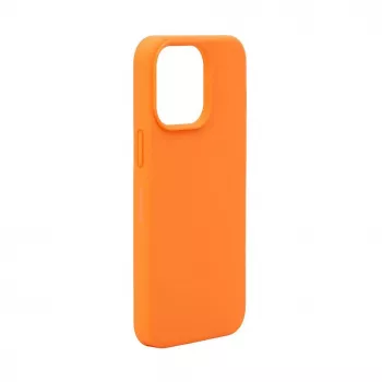 Evelatus Apple iPhone 15 Pro Max Premium MagSafe Soft Touch Silicone Case New Function Orange
