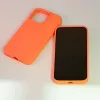 Evelatus Apple iPhone 15 Pro Max Premium MagSafe Soft Touch Silicone Case New Function Orange