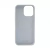 Evelatus Apple iPhone 15 Pro Max Premium Magsafe Soft Touch Silicone Case New Function Grey Blue
