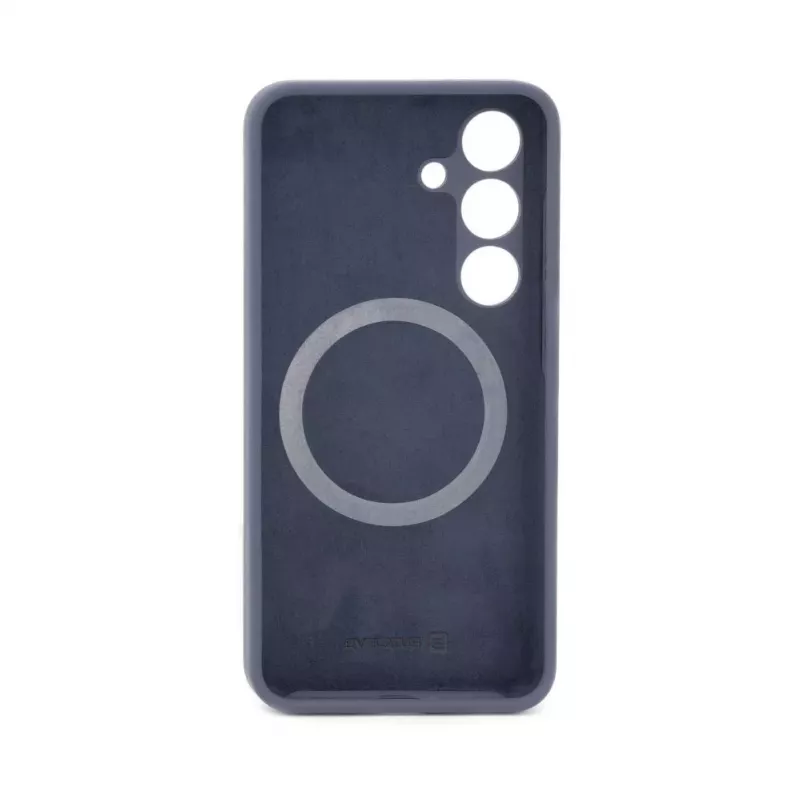 Evelatus Samsung Galaxy S24 Premium Magsafe Soft Touch Silicone Case Midnight Blue