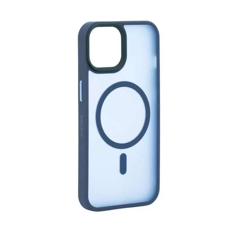 Evelatus Apple iPhone 14 Hybrid Case With MagSafe PC+TPU Blue