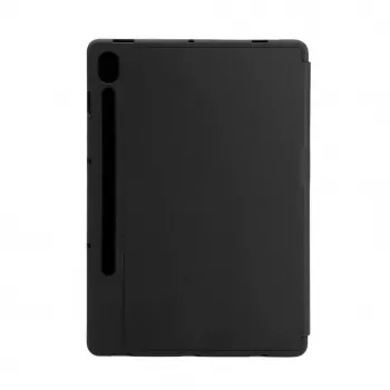 Evelatus Galaxy Tab S9 FE dėklas planšetei su imituotu mikropluoštu viduje, juodas