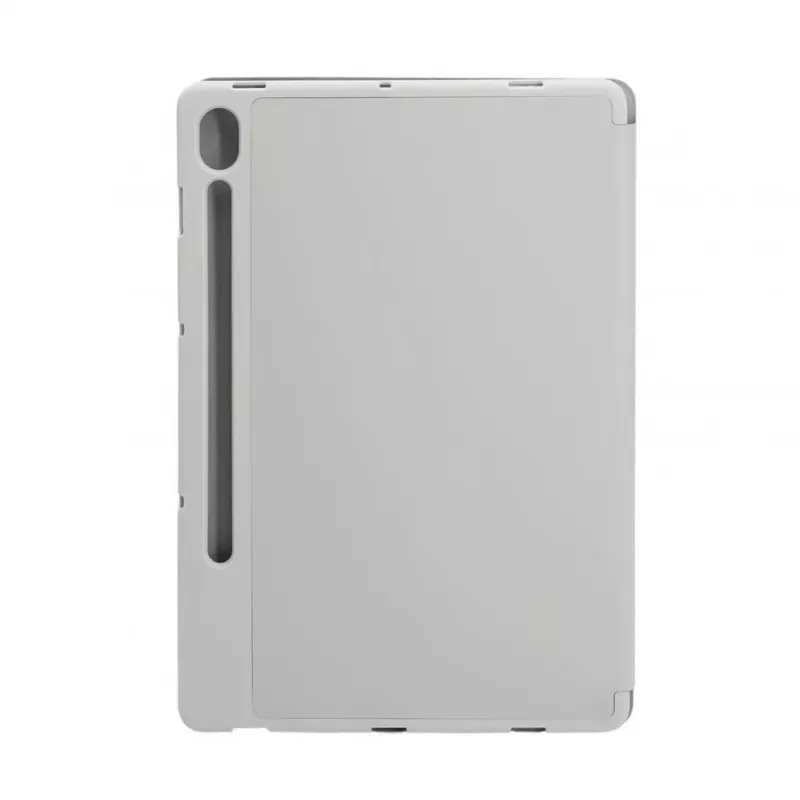 Evelatus Galaxy Tab S9 Tablet Case su imituotu mikropluoštu viduje sidabrinis