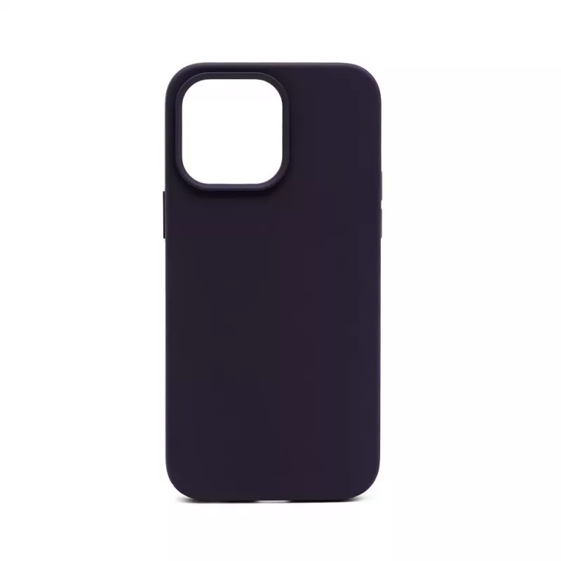 Connect Apple iPhone 14 Pro Max Premium MagSafe Soft Touch Silicone Case New Function Purple