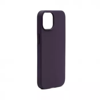 Connect Apple iPhone 14 Premium MagSafe Soft Touch Silicone Case New Function Purple