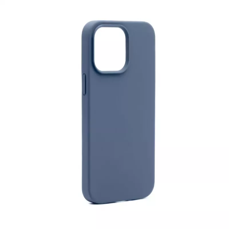 Connect Apple iPhone 14 Pro Premium MagSafe Soft Touch Silicone Case New Function Midnight Blue
