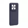 Connect Xiaomi 14 Pro Premium Quality Magnetic Soft Touch Silicone Case Midnight Blue