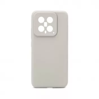 Connect Xiaomi 14 Premium kokybės magnetinis minkšto prisilietimo silikoninis dėklas pilkas