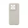Connect Xiaomi 14 Premium kokybės magnetinis minkšto prisilietimo silikoninis dėklas pilkas