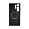Connect Samsung Galaxy S24 Ultra Premium Quality Magnetic Soft Touch Silicone Case Black