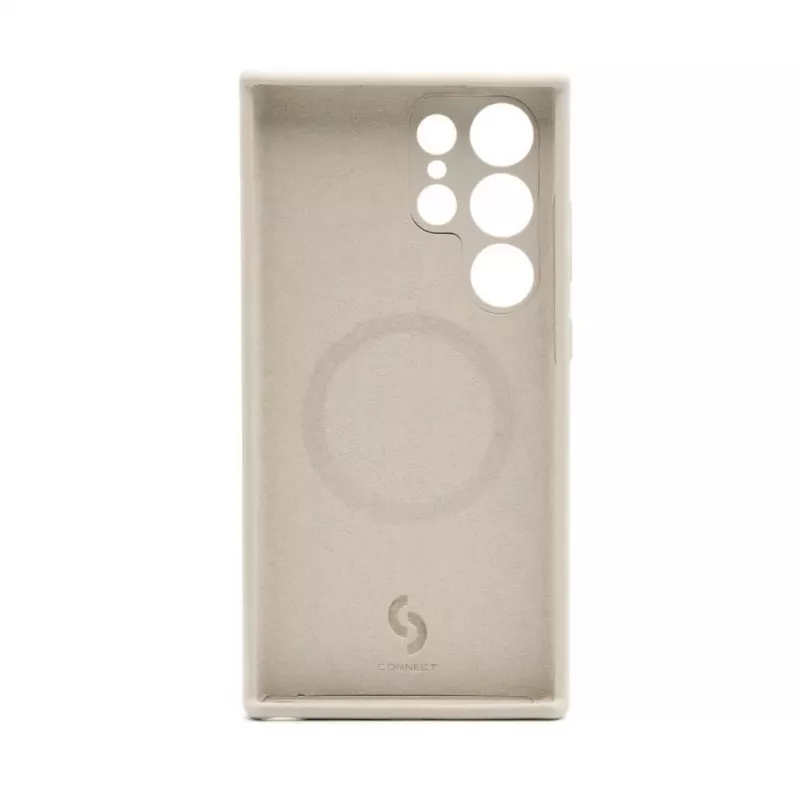Connect Samsung Galaxy S24 Ultra Premium Quality Magnetic Soft Touch Silicone Case Grey
