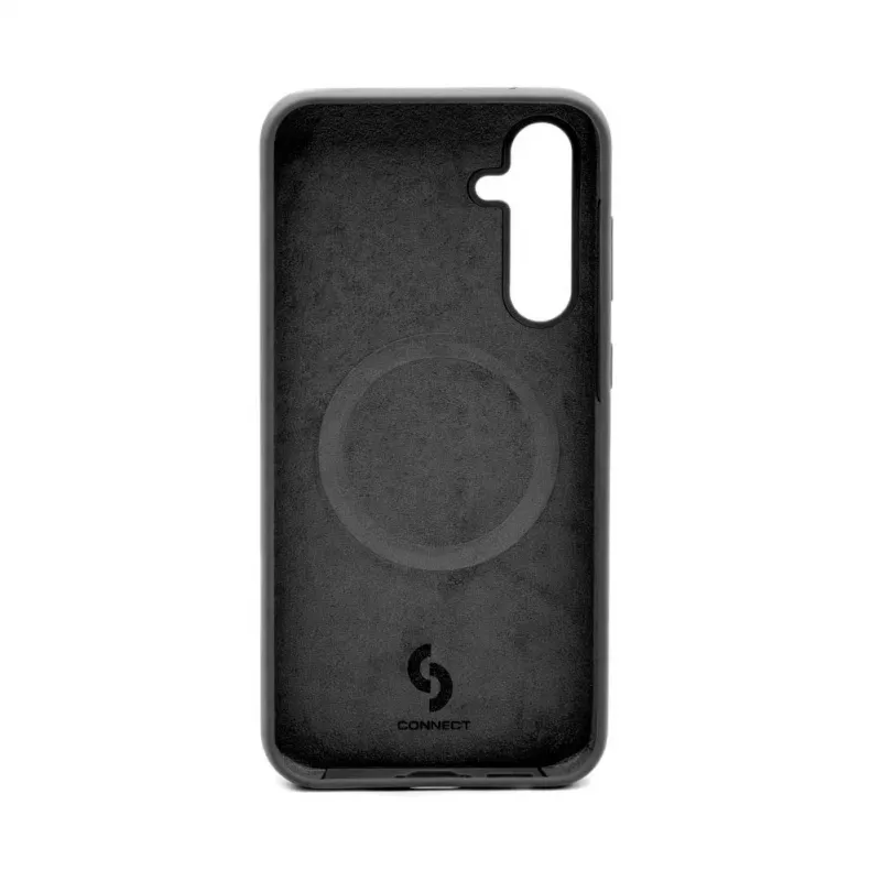 Connect Samsung Galaxy S23 FE Premium Quality Magnetic Soft Touch Silicone Case Black