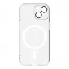 Connect Apple iPhone 15 skaidrus dėklas su magnetiniu ir kameros apsauga permatomas