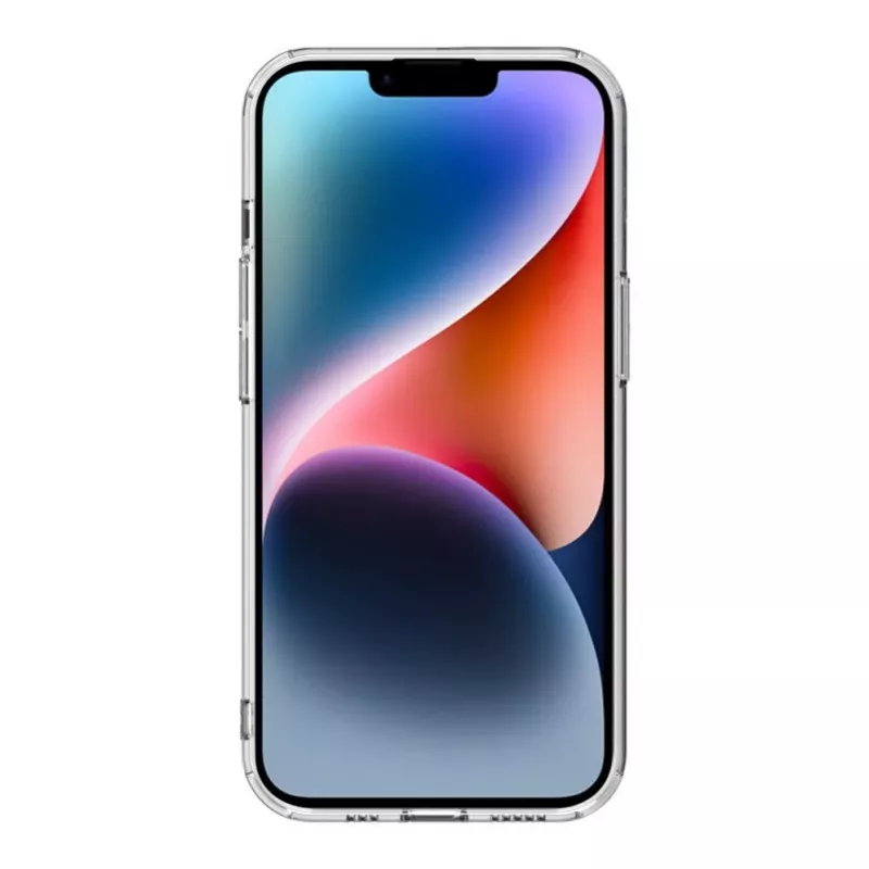 Connect Apple iPhone 14 skaidrus dėklas su magnetu ir kameros apsauga, permatomas