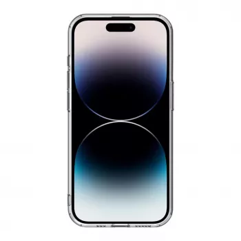 Connect Apple iPhone 14 Pro skaidrus dėklas su magnetu ir fotoaparato apsauga, permatomas