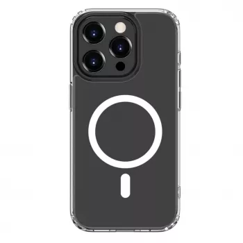 Connect Apple iPhone 15 Pro Max Clear Case su MagSafe permatomas