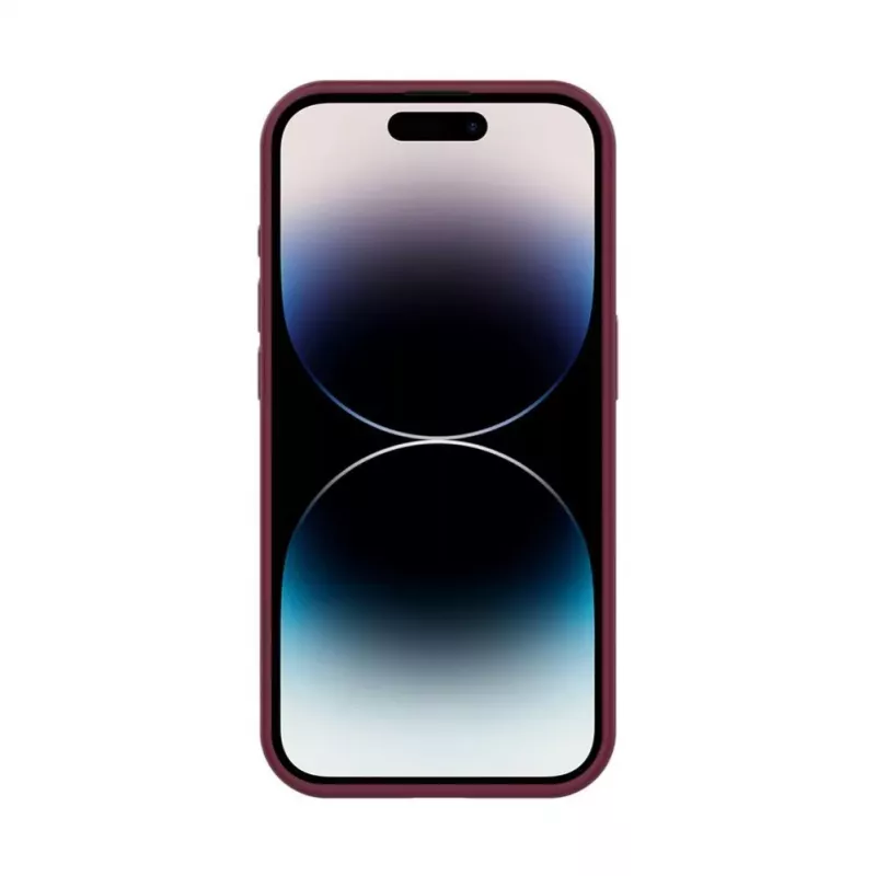 Connect Apple iPhone 15 Pro Max Hybrid Case With Magnetic PC+TPU Plum