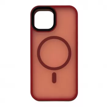 Connect Apple iPhone 15 Hybrid Dėklas su Magnetiniu PC+TPU Raudonas