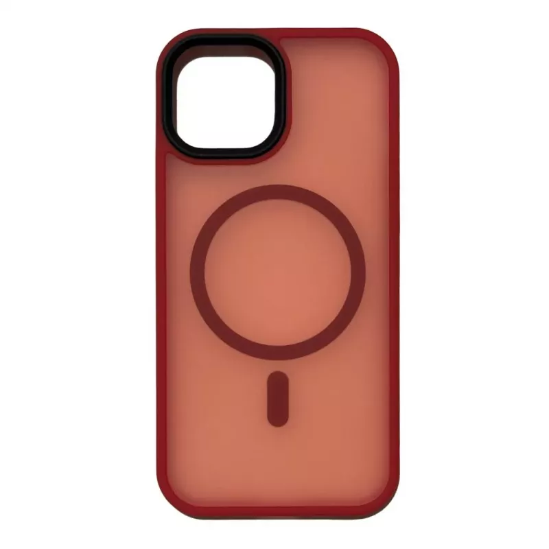 Connect Apple iPhone 15 Hybrid Dėklas su Magnetiniu PC+TPU Raudonas