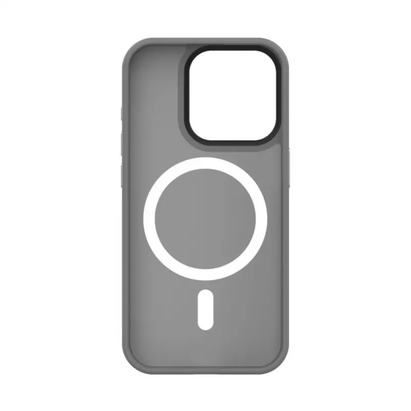 Connect Apple iPhone 15 Pro Hybrid Dėklas Su Magnetiniu PC+TPU Sidabrinis