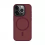 Connect Apple iPhone 15 Pro Hybrid Dėklas Su Magnetiniu PC+TPU Slyvinis